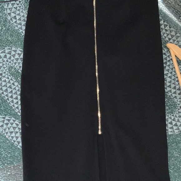 Marciano black bodycon dress with mesh inserts - Picture 6 of 6